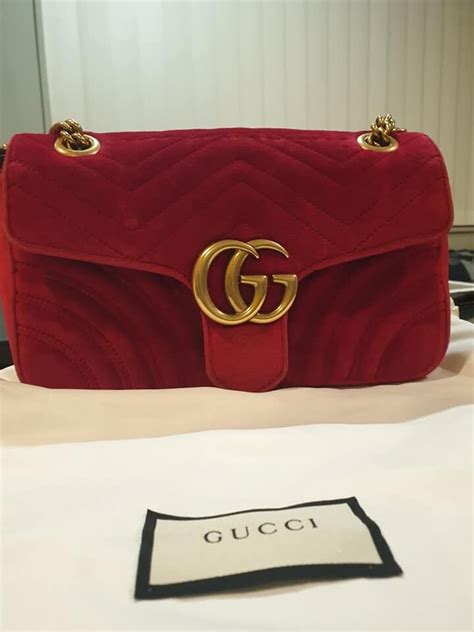 gucci marmont for sale|Gucci Marmont red velvet medium.